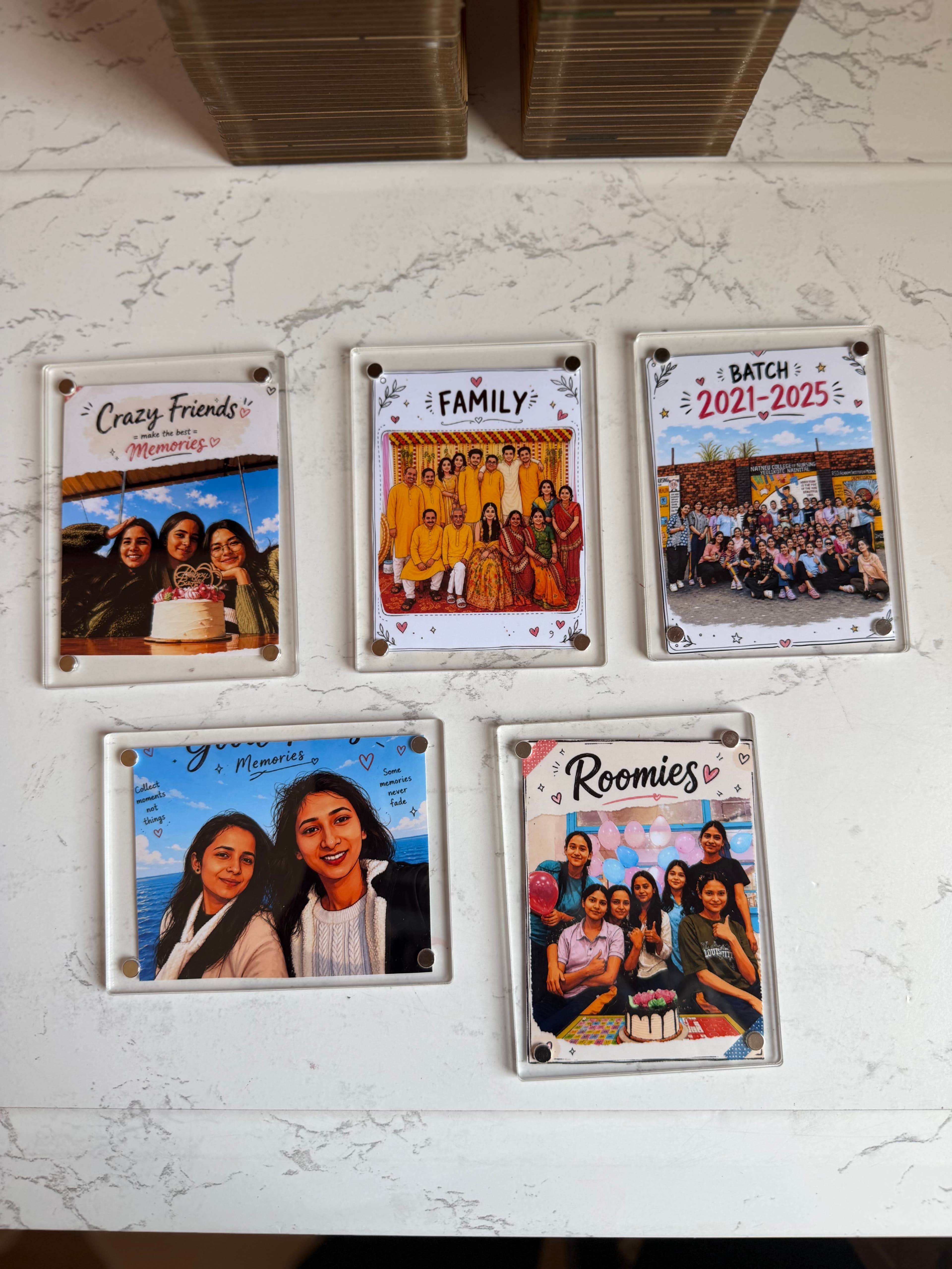 Personalized Arcylic Fridge Magnet without stand