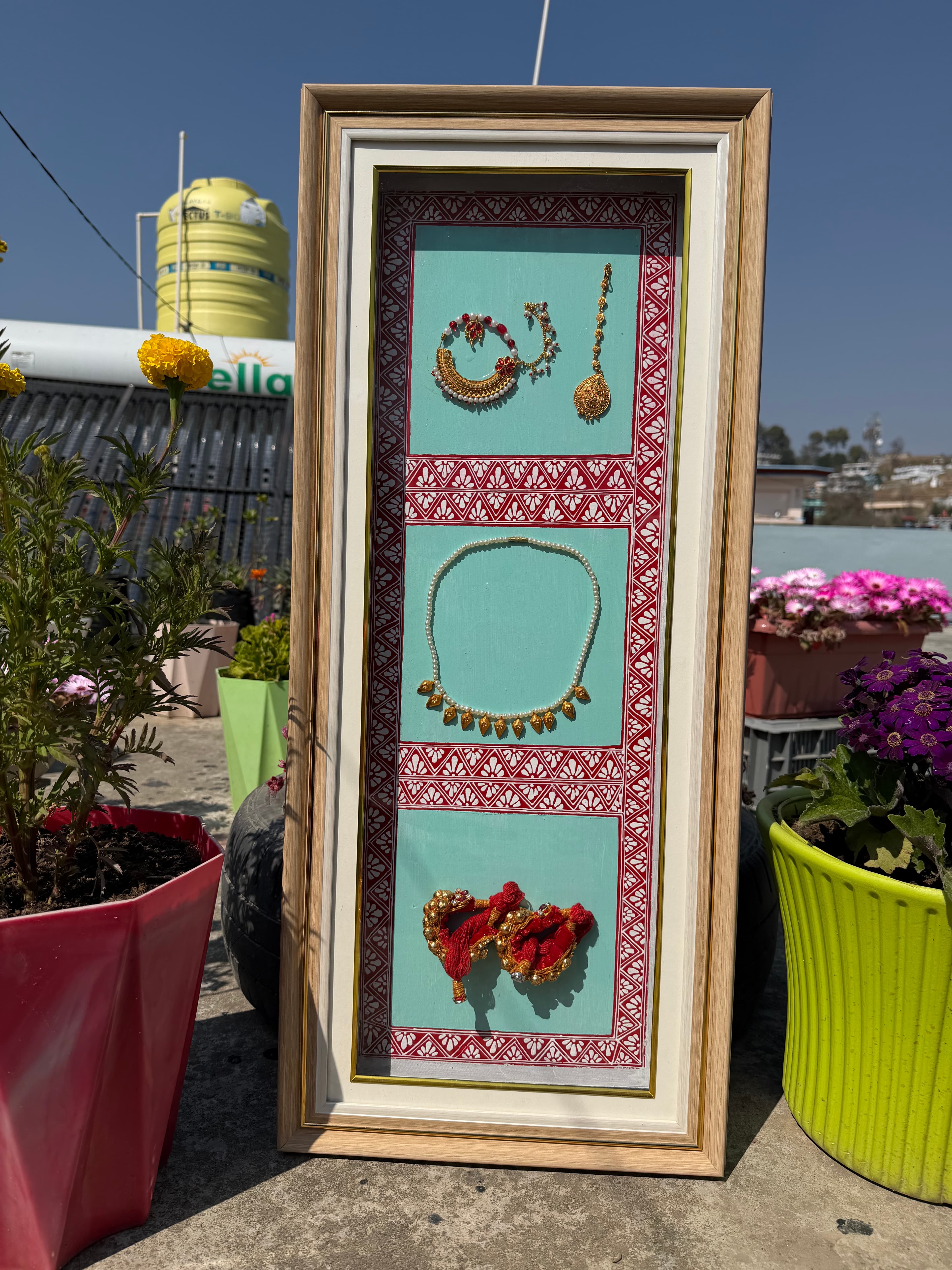 Traditional Pahadi Jwellery Display Frame 2