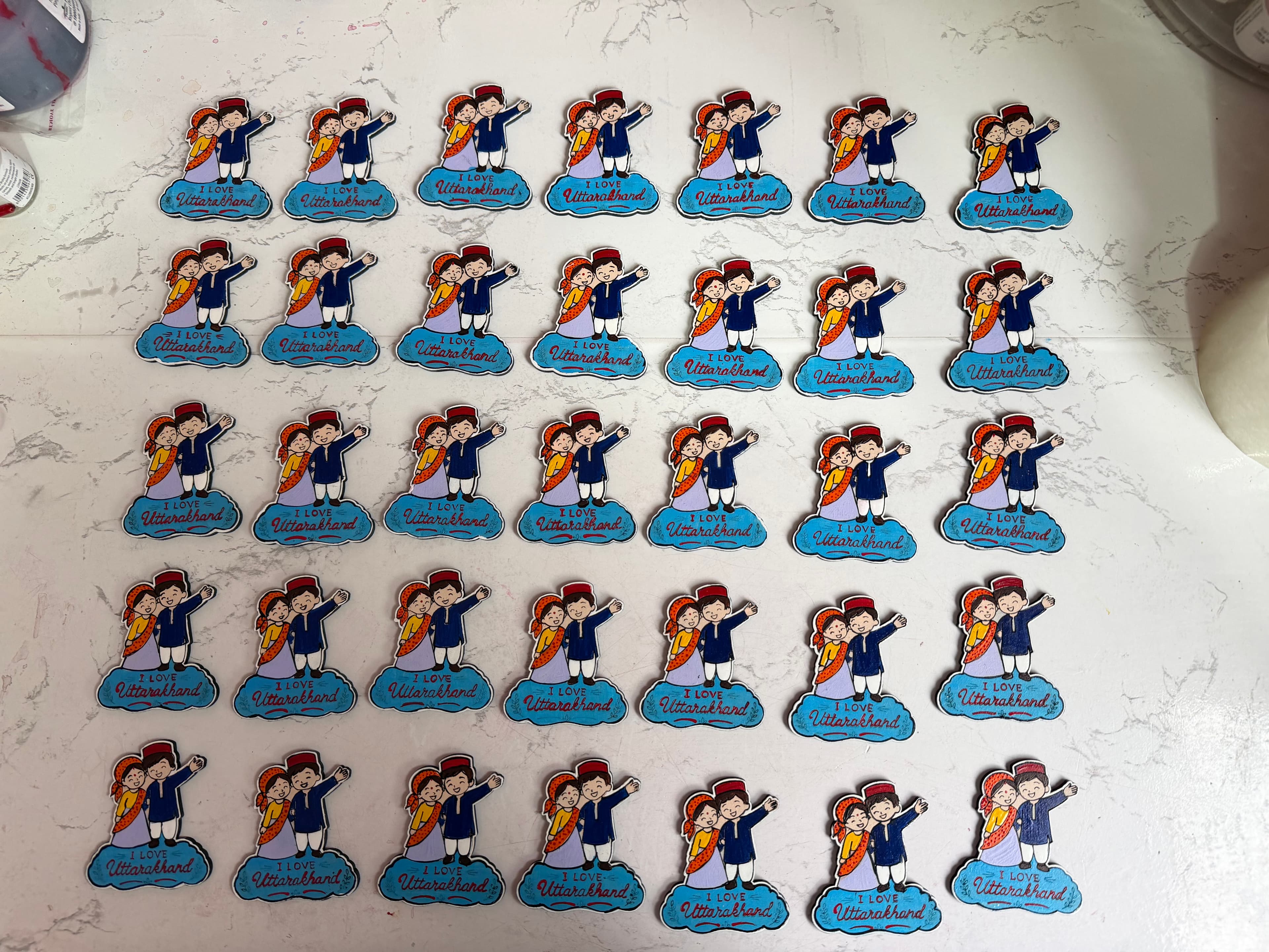 I ❤️ Uttarakhand Fridge Magnet
