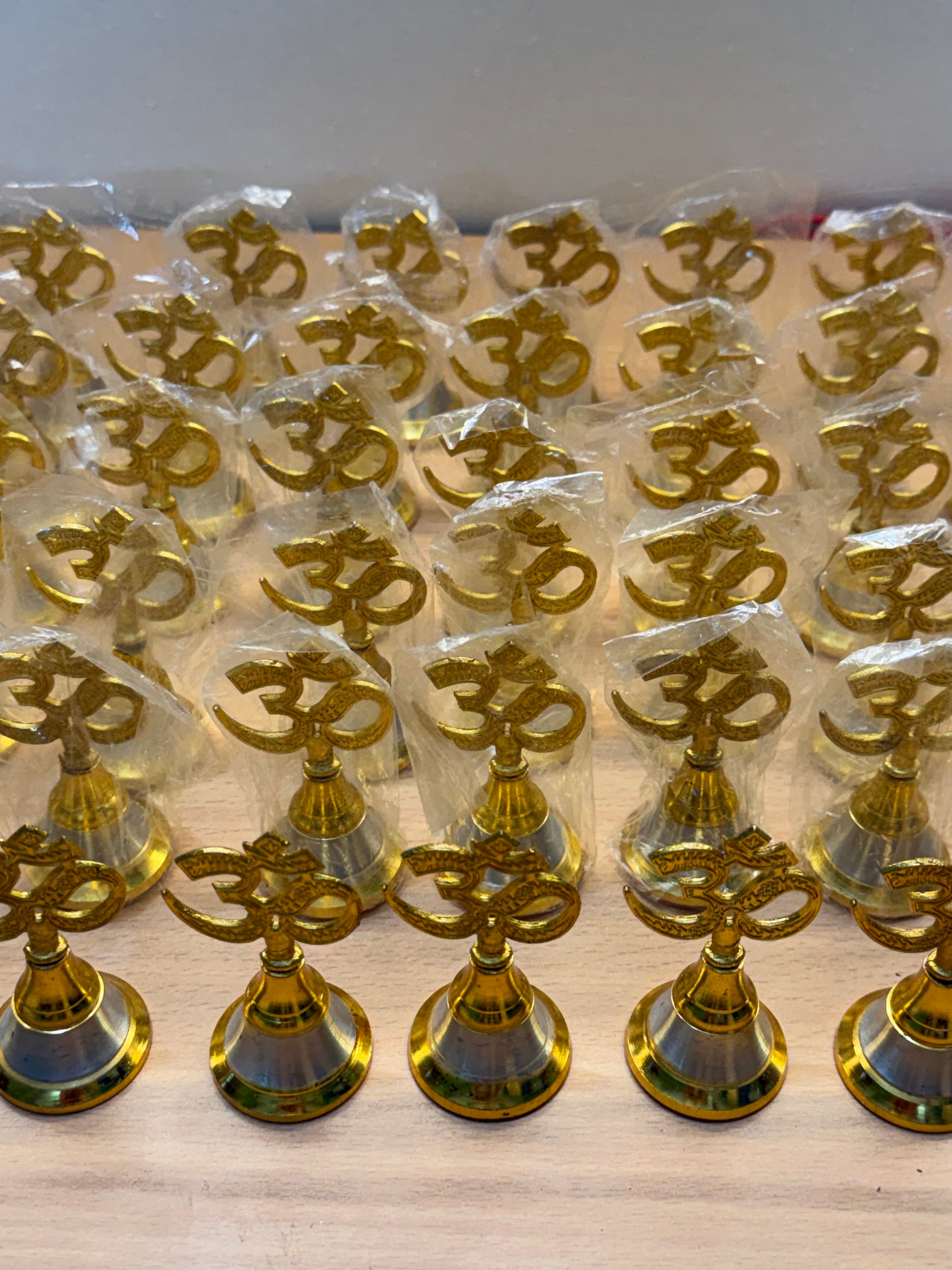 Set of 2 Om Mandir bells 🔔 2